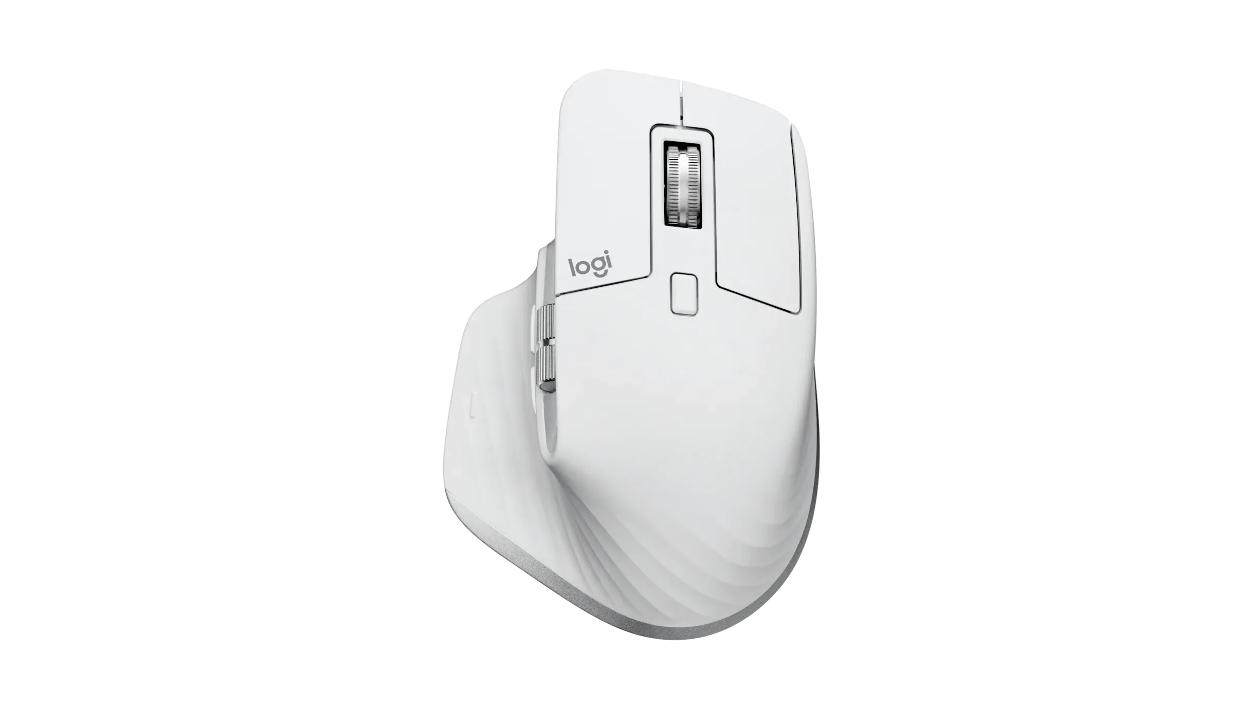 Logitech MX Master 3S gallery thumbnail, Top Down White