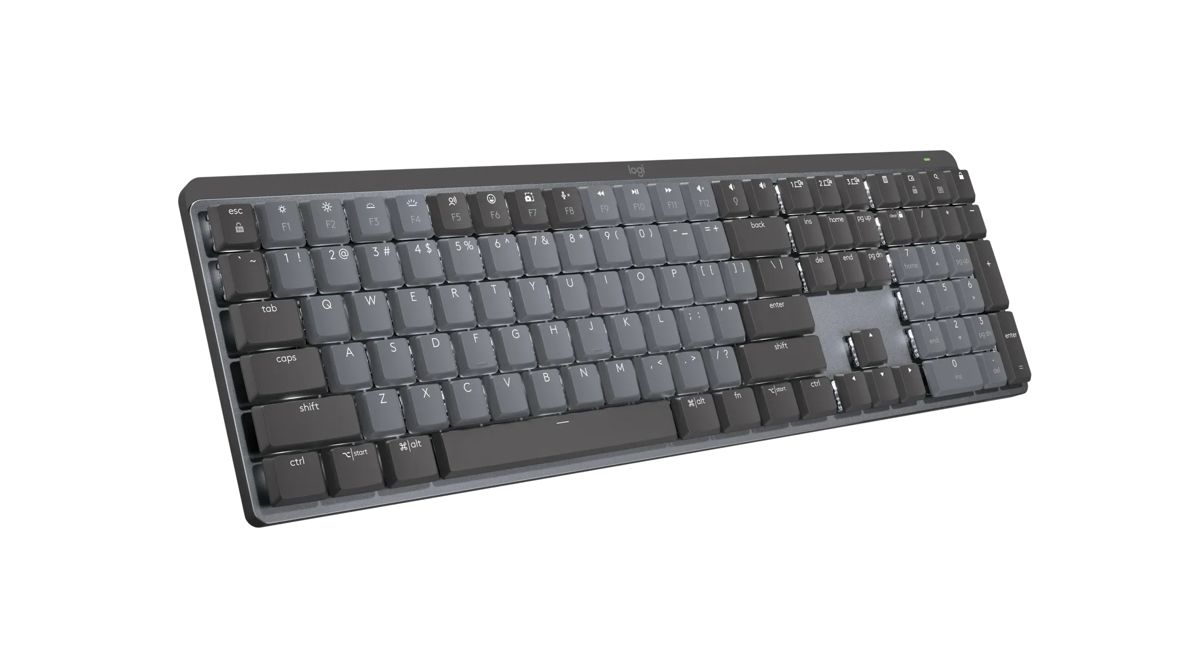 Logitech MX Mechanical gallery thumbnail, Natural Top Left